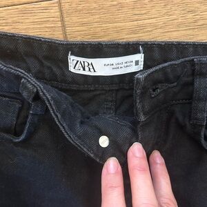 Zara straight leg high waisted Jean